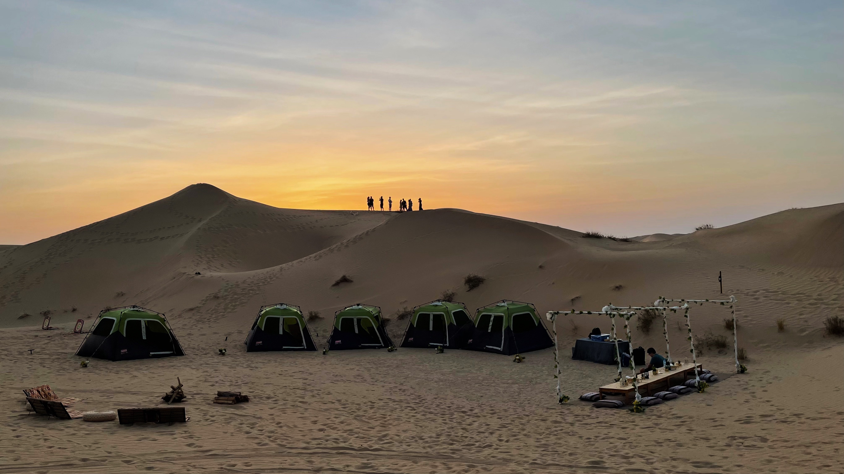 Camping in the Desert