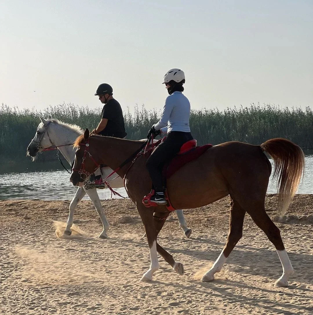 Horse Riding in the Desert